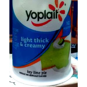 1 Container Yogurt, Light, Thick & Creamy, Key Lime Pie