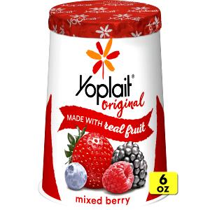 1 Container Yogurt, Light, Thick & Creamy, Mixed Berry