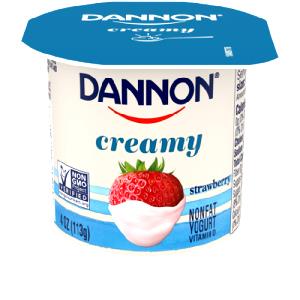 1 Container Yogurt, Light, Thick & Creamy, Strawberry
