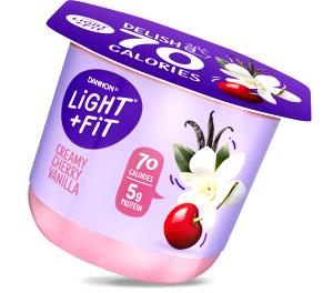 1 Container Yogurt, Light, Vanilla Cherry