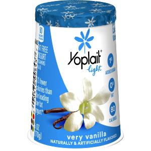 1 Container Yogurt, Light, Very Vanilla