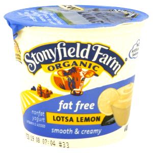 1 Container Yogurt, Lotsa Lemon, Fat Free