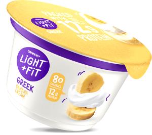 1 Container Yogurt, Original, Banana Creme