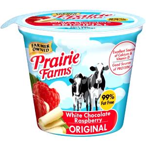 1 Container Yogurt, Original, White Chocolate Raspberry
