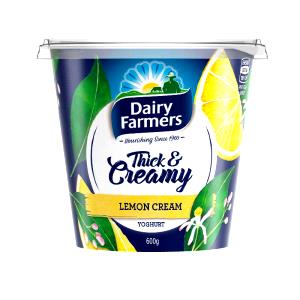 1 Container Yogurt, Thick & Creamy, Lemon Supreme