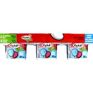 1 Container Yogurt, Trix Strawberry Kiwi & Cotton Candy