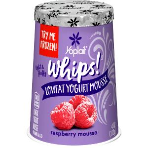 1 Container Yogurt, Whips!, Raspberry Mousse