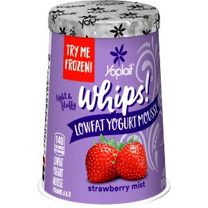 1 Container Yogurt, Whips!, Strawberry Mist