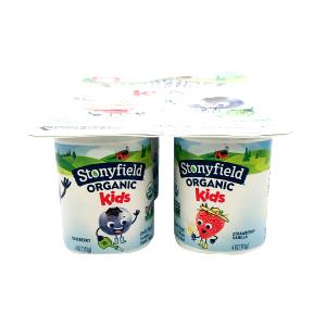 1 Container Yogurt, Yokids, Raspberry & Strawberry Vanilla