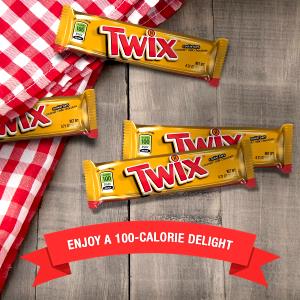 1 cookie (0.71 oz) Twix 100 Calorie