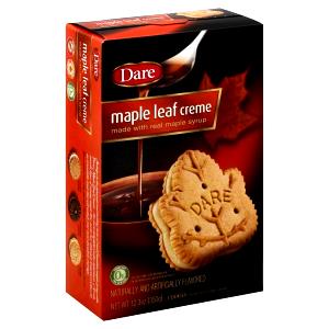 1 cookie (17 g) Maple Leaf Creme Cookie