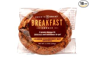 1 cookie (18 g) Cranberry Omega 3 Flaxseed Cookies