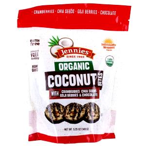 1 cookie (20 g) Organic Coconut Bites