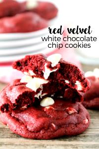 1 cookie (30 g) Red Velvet White Chip Cookies