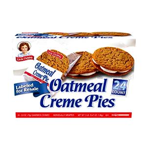 1 cookie (33 g) Oatmeal Cremes Cookies (Individually Wrapped)
