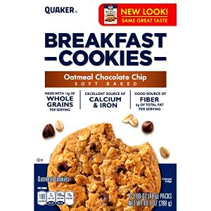 1 cookie (48 g) Breakfast Cookies - Oatmeal Chocolate Chip