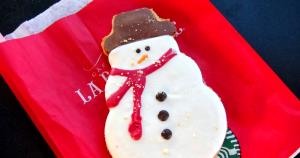 1 cookie (82 g) Frosted Snowman Cookie