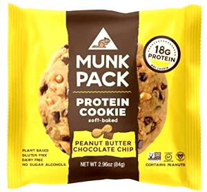 1 cookie (84 g) Peanut Butter Chocolate Chip Protein Cookie