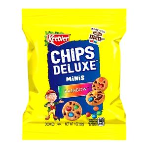 1 Cookie Chips Deluxe Cookie, Rainbow
