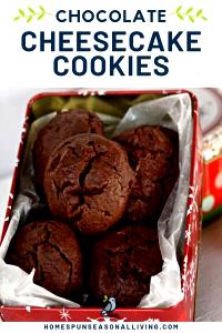 1 cookie Dark Chocolate Cheesecake Cookies