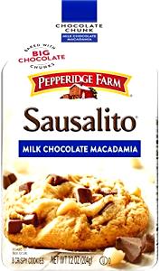 1 Cookie Soft Baked, Milk Chocolate Macadamia Cookies, Sausalito