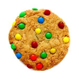 1 cookie Sugar Cookie with M&M