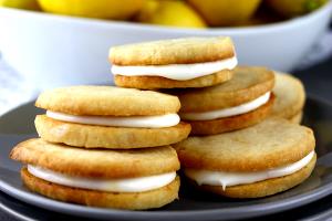 1 Cookie Vanilla Lemon Cream Cookie