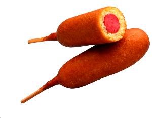 1 corn dog (85 g) Beef Corn Dogs