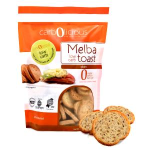 1 Cracker Melba Toast, Plain, No Added Salt