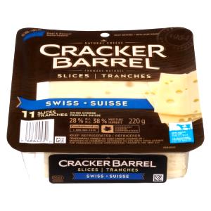 1 Cracker-size Slice Swiss Cheese