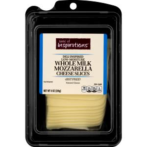1 Cracker-size Slice Whole Milk Mozzarella Cheese