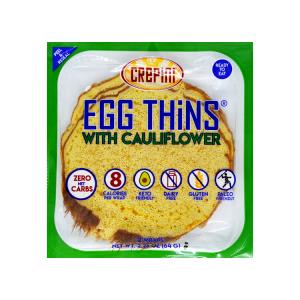 1 crepe (5.33 g) Egg Thins with Cauliflower