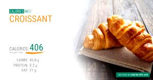 1 croissant (62 g) Croissant