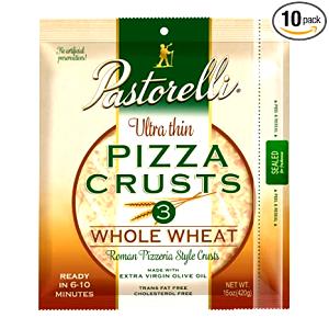 1 crust (50 g) Whole Wheat Ultra Thin & Crispy Pizza Crust