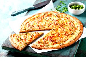 1 Crust Pizza Crust, White Rice