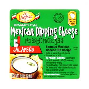 1 cube (28 g) Restaurante Style Mexican Dipping Jalapeno Cheese