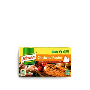 1 Cube Bouillon, Chicken, Dehydrated, Low Salt