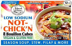 1 Cube Bouillon Cubes Soup (Low Sodium, Dry)