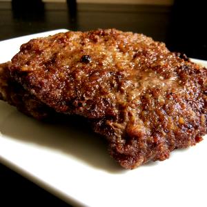 1 Cube Steak Baked or Fried Breaded or Floured Beef Steak (Lean Only Eaten)