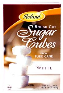 1 Cube Sugar, White, Rough Cut Cubes