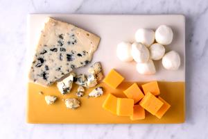 1 Cubic Inch American or Cheddar Type Processed Cheese