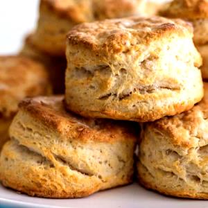 1 Cubic Inch Baking Powder or Buttermilk Biscuit (Home Recipe)