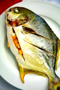1 Cubic Inch Boneless Baked or Broiled Pompano