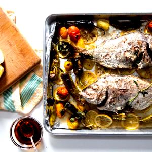 1 Cubic Inch Boneless Baked or Broiled Porgy