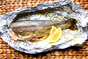 1 Cubic Inch Boneless Baked or Broiled Trout