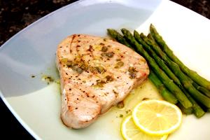 1 Cubic Inch Boneless Baked or Broiled Tuna