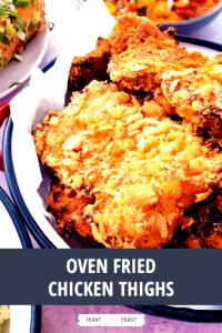 1 Cubic Inch Boneless Baked or Fried Coated Chicken Thigh with Skin (Skin/Coating Eaten)