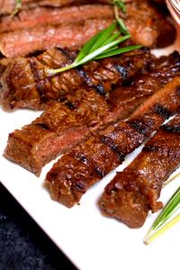 1 Cubic Inch Boneless Cooked Beef Steak
