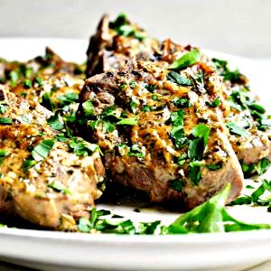 1 Cubic Inch Boneless Cooked Lamb Loin Chop (Lean and Fat Eaten)