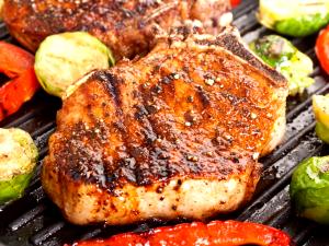 1 Cubic Inch Boneless Cooked Pork Chop (Lean and Fat Eaten)